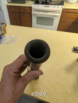 Vintage Elkhart Brass Fire Hose Nozzle 21 Solid Brass, 7.6 lbs