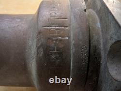 Vintage Elkhart Brass Fire Hose Nozzle 21 Solid Brass, 7.6 lbs