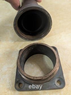 Vintage Elkhart Brass Fire Hose Nozzle 21 Solid Brass, 7.6 lbs