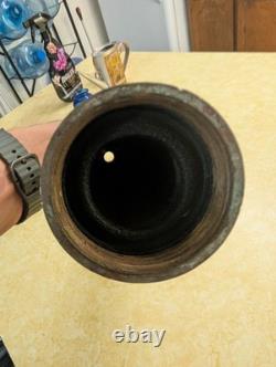 Vintage Elkhart Brass Fire Hose Nozzle 21 Solid Brass, 7.6 lbs