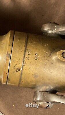Vintage Elkhart Brass Fire Hose Nozzle Fog Straight Stream Large 3