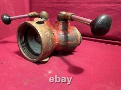 Vintage Elkhart Brass Fire Hydrant 3 x 1 1/2 Adapter Valve Spliter #4