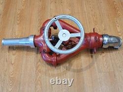 Vintage Elkhart Brass Fire Monitor/Water Cannon Firefighting Frm Old Fire Truck