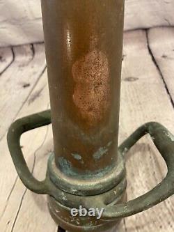 Vintage Elkhart Brass Fire Nozzle 30 Mfg Co 211 11-63