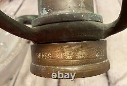 Vintage Elkhart Brass Fire Nozzle 30 Mfg Co 211 11-63