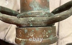 Vintage Elkhart Brass Fire Nozzle 30 Mfg Co 211 11-63