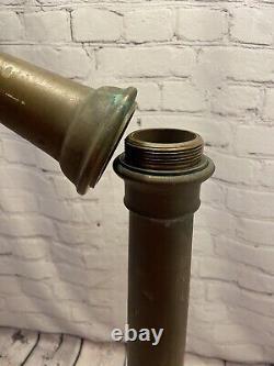 Vintage Elkhart Brass Fire Nozzle 30 Mfg Co 211 11-63