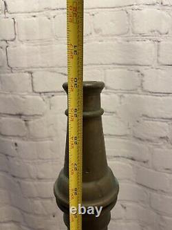 Vintage Elkhart Brass Fire Nozzle 30 Mfg Co 211 11-63