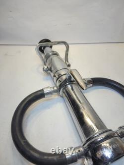 Vintage Elkhart Brass Fire Nozzle with Shut Of Valve Fire Truck Hose Sprayer