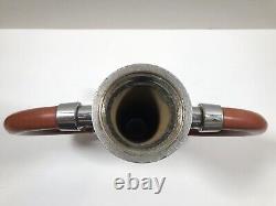 Vintage Elkhart Brass MFG CO Chrome Fire Hose Nozzle