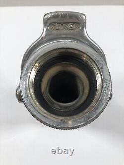 Vintage Elkhart Brass MFG CO Chrome Fire Hose Nozzle