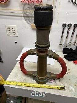 Vintage Elkhart Brass Mfg. Co. Chief fire nozzle