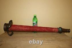 Vintage Elkhart Brass Mfg. Co. Fire Department 37 Hose Nozzle No. 2111 11-64