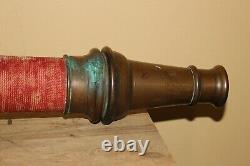 Vintage Elkhart Brass Mfg. Co. Fire Department 37 Hose Nozzle No. 2111 11-64