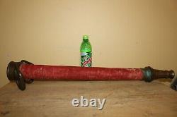 Vintage Elkhart Brass Mfg. Co. Fire Department 37 Hose Nozzle No. 2111 11-64