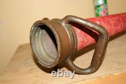Vintage Elkhart Brass Mfg. Co. Fire Department 37 Hose Nozzle No. 2111 11-64