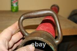 Vintage Elkhart Brass Mfg. Co. Fire Department 37 Hose Nozzle No. 2111 11-64