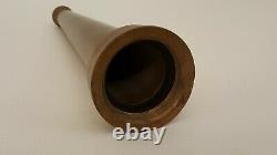 Vintage Elkhart Brass Mfg Fire Hose Nozzle 9 7/8 Long