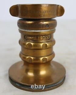 Vintage Elkhart Brass Mfg. P1 Heavy Duty Twist Type Fire Department Hose Nozzle