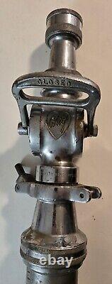 Vintage Elkhart CHIEF Fire Nozzle 20 Firefighter Fireman Truck Hose GFD