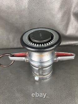 Vintage Elkhart Chrome 2 1/2 In. Adjustable Fog Fire Nozzle, 500 GPM, 7 In. H