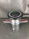 Vintage Elkhart Chrome 2 1/2 In. Adjustable Fog Fire Nozzle, 500 Gpm, 7 In. H