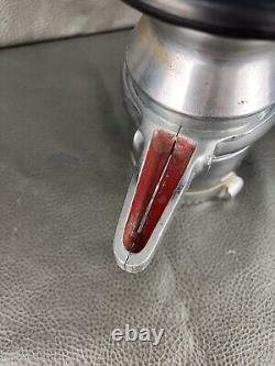 Vintage Elkhart Chrome 2 1/2 In. Adjustable Fog Fire Nozzle, 500 GPM, 7 In. H