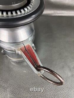 Vintage Elkhart Chrome 2 1/2 In. Adjustable Fog Fire Nozzle, 500 GPM, 7 In. H