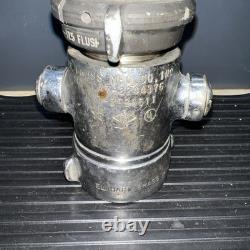 Vintage Elkhart Fire Hose Fog Nozzle 1.5 Sfl200sos Patent No. 2928611