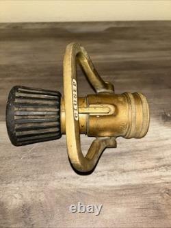 Vintage Elkhart Fire Hose Nozzle L200S0S