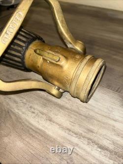 Vintage Elkhart Fire Hose Nozzle L200S0S