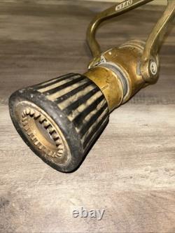 Vintage Elkhart Fire Hose Nozzle L200S0S