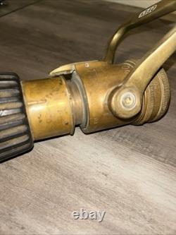 Vintage Elkhart Fire Hose Nozzle L200S0S