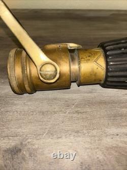 Vintage Elkhart Fire Hose Nozzle L200S0S