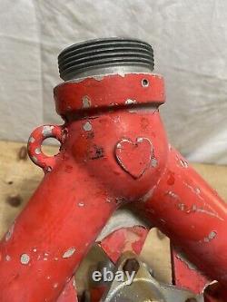 Vintage Elkhart Hydrant Fire Truck Monitor Cannon with Nozzle Firefighting