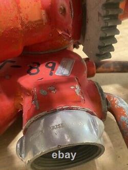 Vintage Elkhart Hydrant Fire Truck Monitor Cannon with Nozzle Firefighting