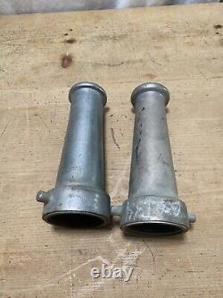 Vintage Elkhart Hydrant Fire Truck Monitor Cannon with Nozzle Firefighting