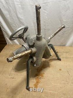 Vintage Elkhart Hydrant Fire Truck Monitor Cannon with Nozzles Firefighting B