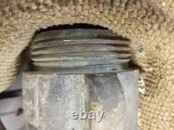 Vintage Eureka Akron Brass Rocker Lug Fire Hose