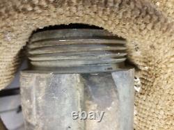 Vintage Eureka Akron Brass Rocker Lug Fire Hose