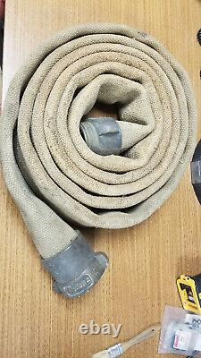 Vintage Eureka Akron Brass Rocker Lug Fire Hose