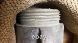Vintage Eureka Akron Brass Rocker Lug Fire Hose