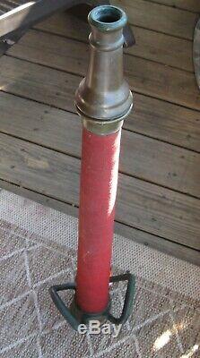 Vintage Eureka Fire Hose Co 30 Inch Nozzle (water Cannon)