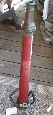 Vintage Eureka Fire Hose Co 30 Inch Nozzle (water Cannon)