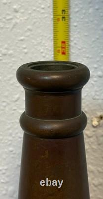 Vintage Eureka Fire Hose Co Underwriters Playpipe Nozzle 32 Brass Cord Wrapped