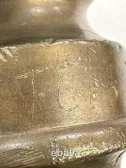 Vintage Eureka Fire Hose MFG Co. Brass Fire Hose Nozzle