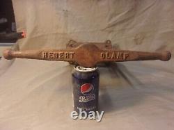 Vintage Fire Department 6 Inch Hebert Hose Clamp