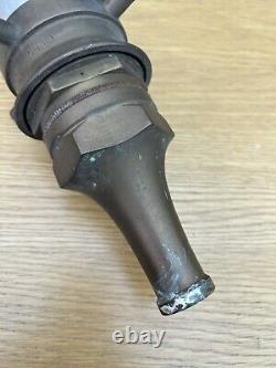 Vintage Fire Fighters Hose Nozzle Fire Truck Equipment Tool 16.5 Inches Long
