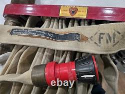 Vintage Fire Hose, Elkhart Brass Made In USA