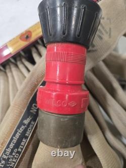Vintage Fire Hose, Elkhart Brass Made In USA